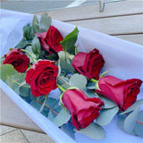 6 Roses Gift Box (more colour) - Mitcham Central Flowers