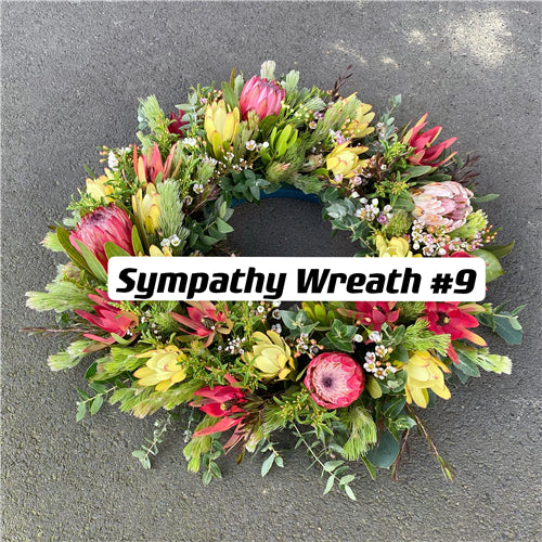 Funeral Wreath #9 Natives丨Funeral Flowers delivery Melbourne