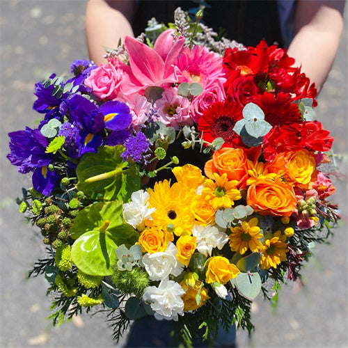 Funeral Wreath #14 Rainbow丨Funeral Flowers delivery Melbourne