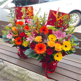 Business Opening Hatbox Flowers - Style 1