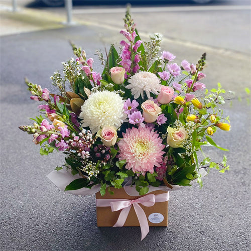 Florist Choice Posy Box Arrangement - Set your Budget & Colour